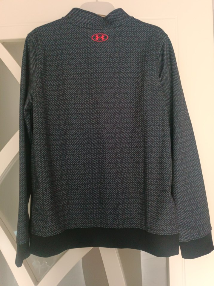 Under Armour 13 yaş Çocuk Gri Yüksek Yakalı Fermuarlı Ceket - Görsel 2