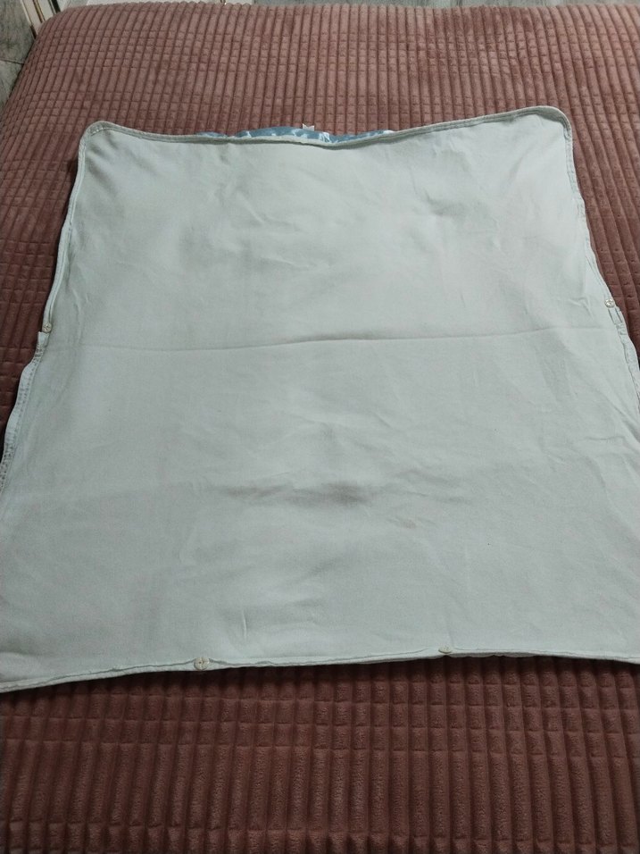 Nakışlı Mavi bebek kundak Battaniyesi + pike battaniye - Görsel 4