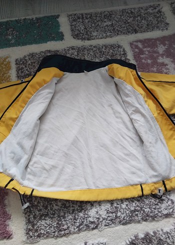 Sarı Fermuarlı Erkek Street Wear Mont - Görsel 2