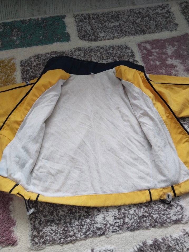 Sarı Fermuarlı Erkek Street Wear Mont - Görsel 2