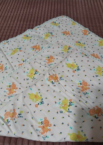 Nakışlı Pastel Renkli Çocuk Battaniyesi - Görsel 2