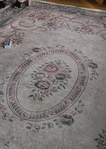 Pastel Renkli Klasik Desenli Halı ortusu - Görsel 2