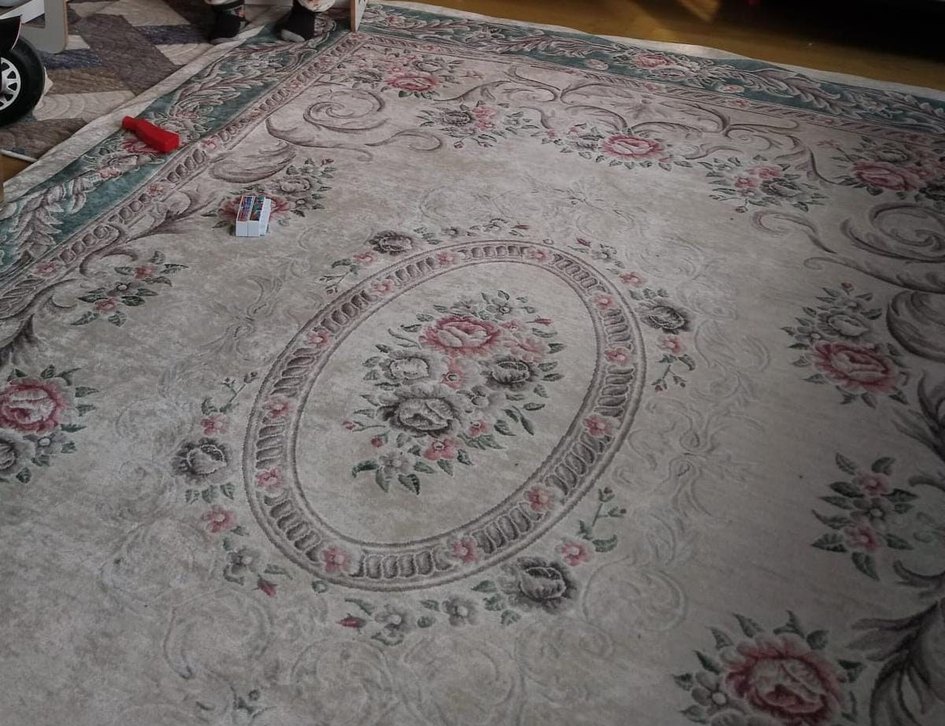 Pastel Renkli Klasik Desenli Halı ortusu - Görsel 2