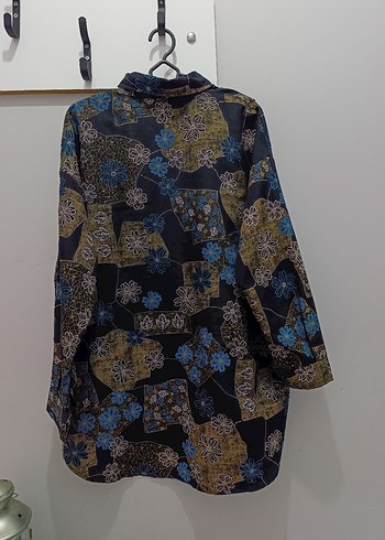 Çiçek Desenli Uzun Kollu Gömlek - Görsel 2