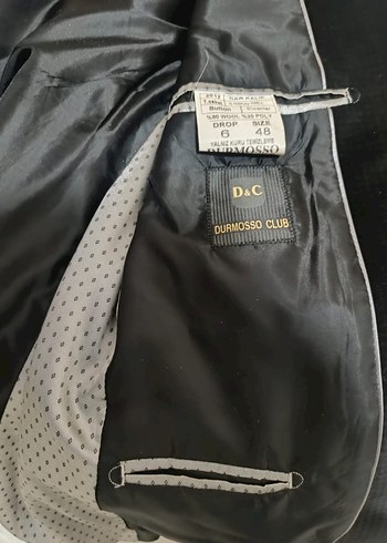 Düğmeli Siyah Erkek Ceket - Görsel 3