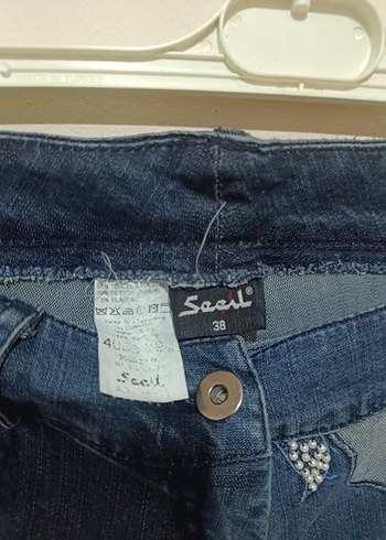 Kadın  Lacivert Dar Kesim Denim Pantolon - Görsel 4