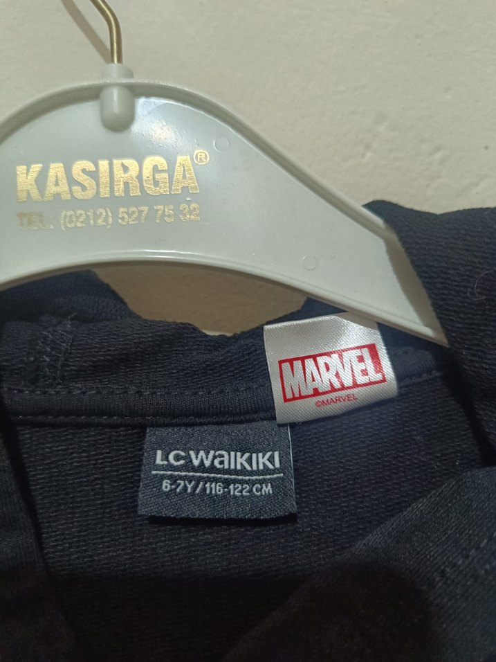 Marvel Baskılı Siyah Erkek Çocuk Sweatshirt - Görsel 3