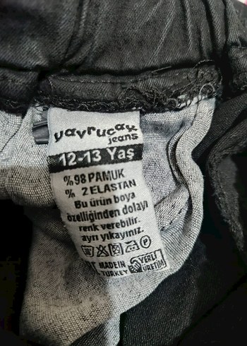 Erkek Çocuk Siyah Elastik Bel Denim Pantolon - Görsel 4