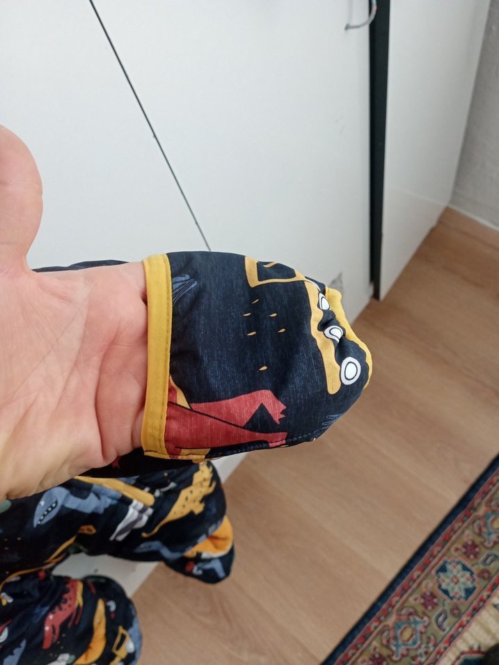 Fermuarlı  Hayvan Baskılı Bebek kar tulumu Hello bebe - Görsel 5