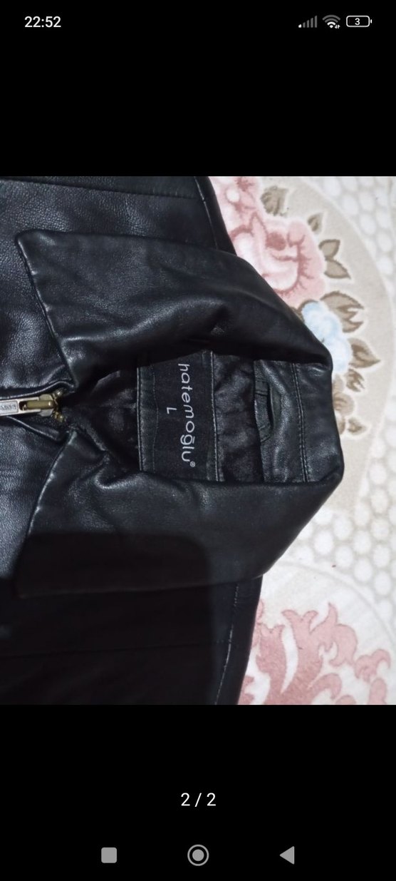 Hatemoğlu kadın deri ceket - Görsel 2