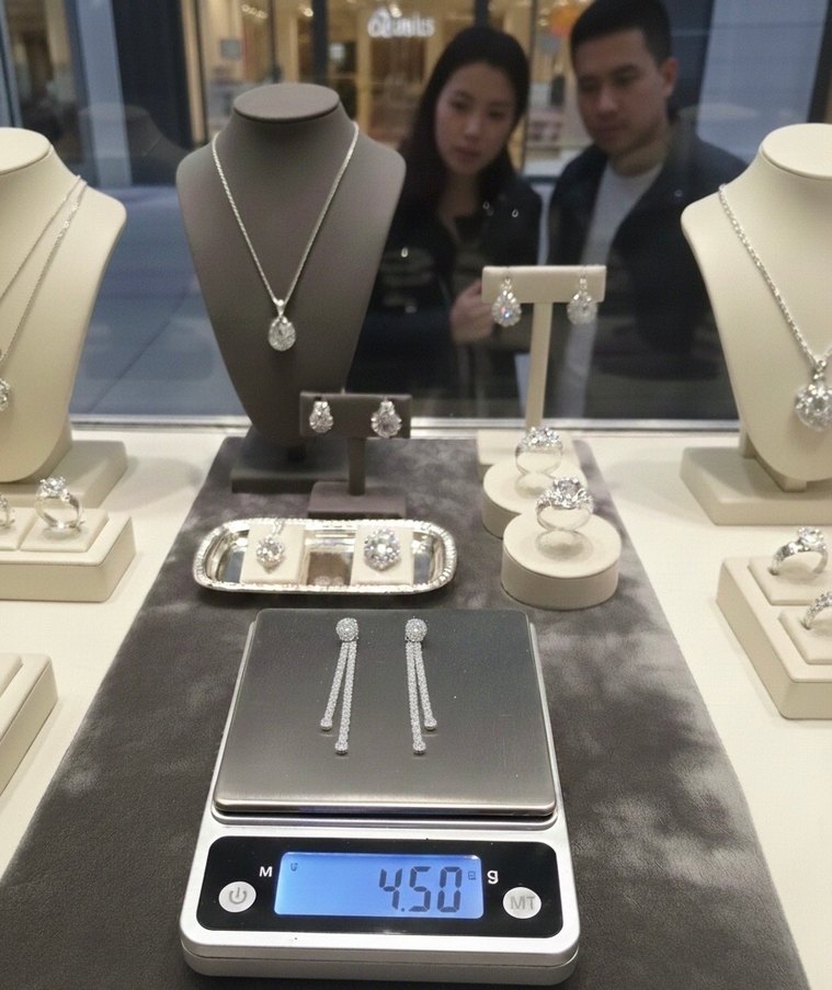 14K Altın Sallantılı Suyolu Küpe - Görsel 4