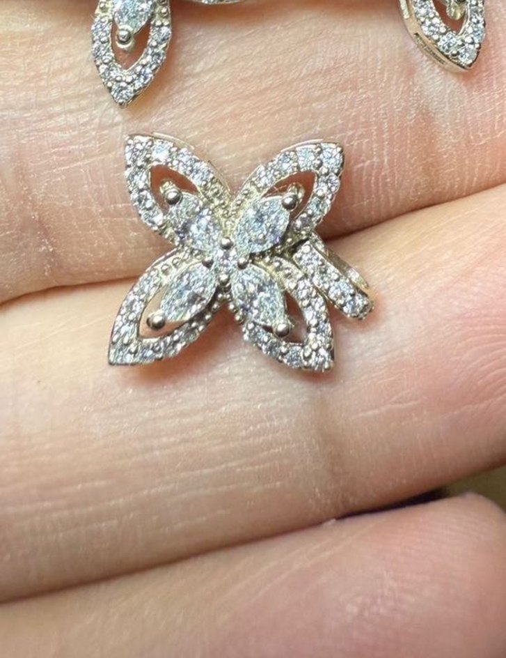 14K Altın Markiz Kolye Ucu - Görsel 2