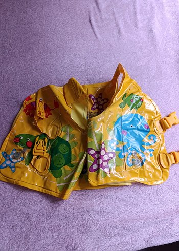 Çocuklar için Renkli Sarı Can Yeleği - Görsel 2