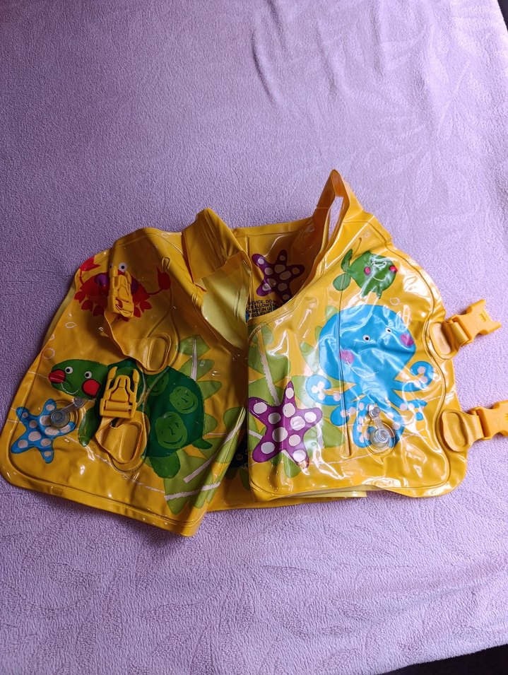 Çocuklar için Renkli Sarı Can Yeleği - Görsel 2