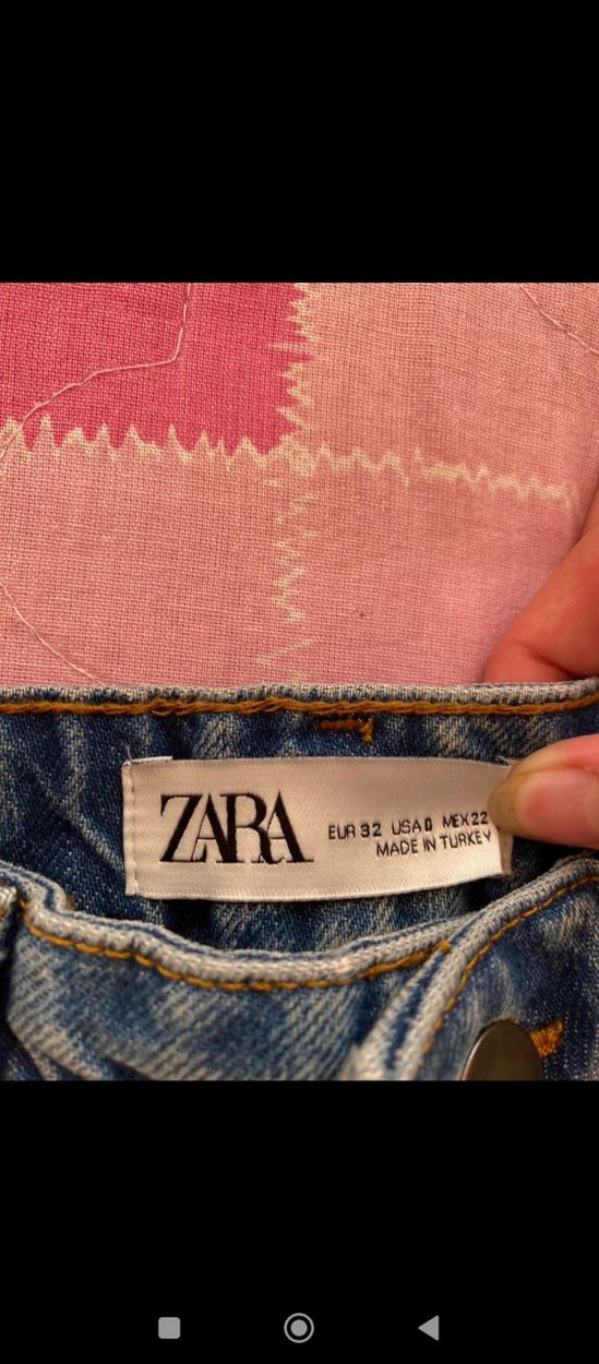 Mavi Rahat Kesim Mini Kot Şort - Görsel 2