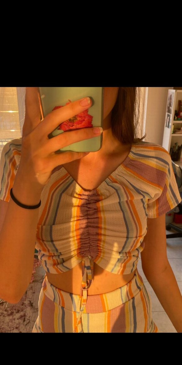 Çok Renkli Bağcıklı Mini ikili takım - Görsel 2