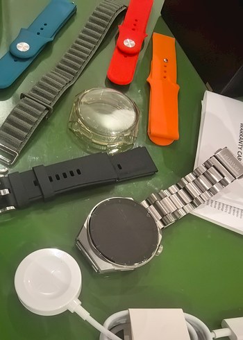 Huawei Gt3 Pro Titanyum Gri Metal Kordonlu Akıllı Saat - Görsel 3