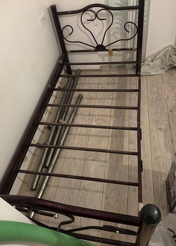 Acil 90x200 metal karyola ranza - Görsel 6