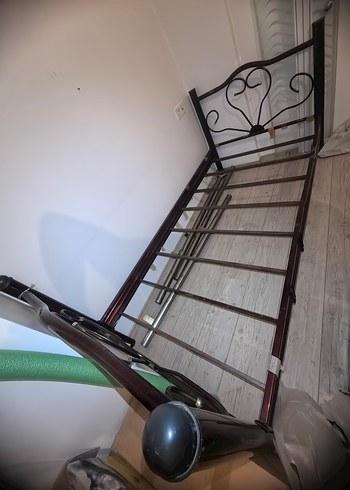 Acil 90x200 metal karyola ranza - Görsel 3