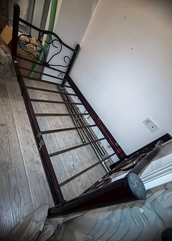 Acil 90x200 metal karyola ranza - Görsel 5