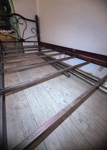 Acil 90x200 metal karyola ranza - Görsel 4