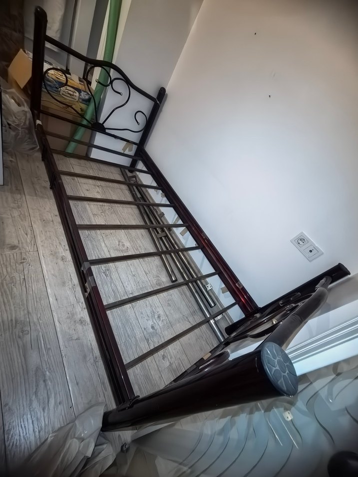 Acil 90x200 metal karyola ranza - Görsel 5