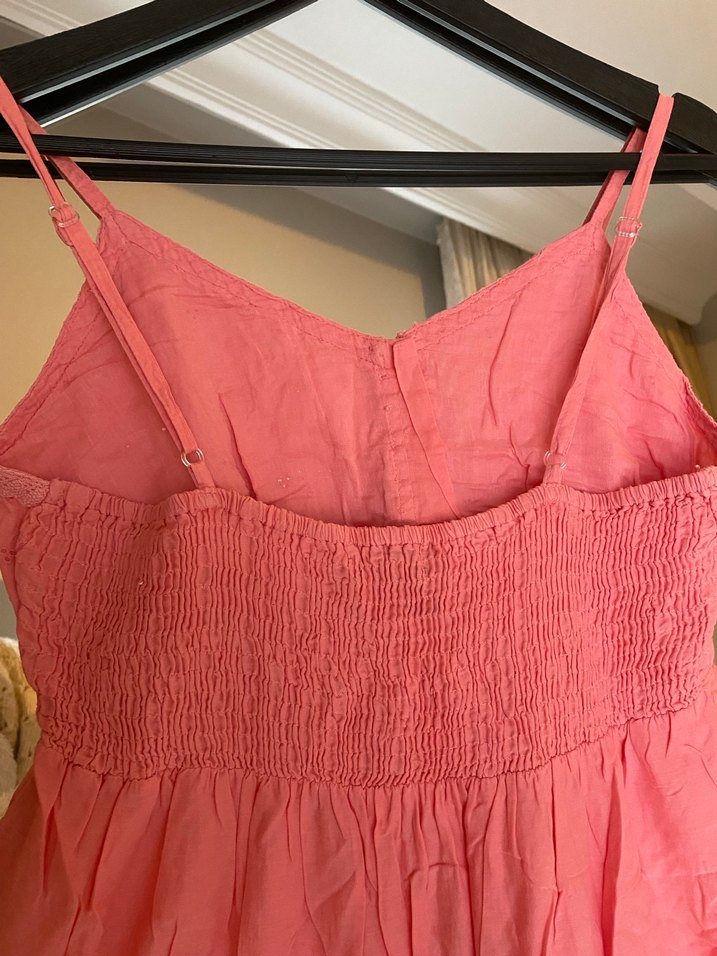 Pembe  elbise - Görsel 5