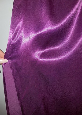 Zara Mor  Uzun Abiye Elbise - Görsel 4