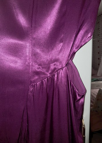 Zara Mor  Uzun Abiye Elbise - Görsel 2