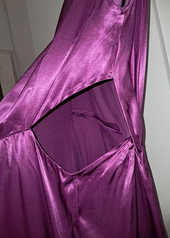 Zara Mor  Uzun Abiye Elbise - Görsel 3