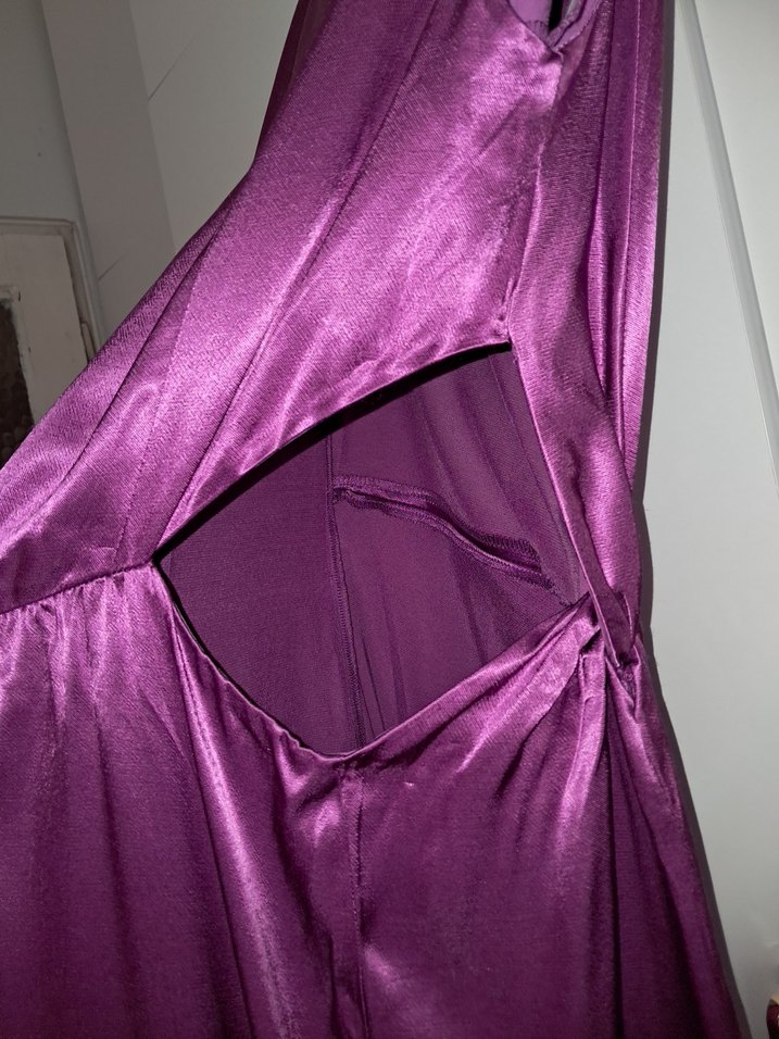 Zara Mor  Uzun Abiye Elbise - Görsel 3