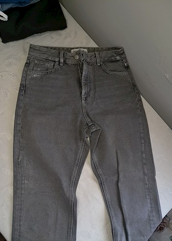Zara Gri Parıltılı Pantalon - Görsel 2