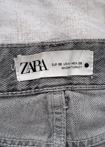 Zara Gri Parıltılı Pantalon - Görsel 4