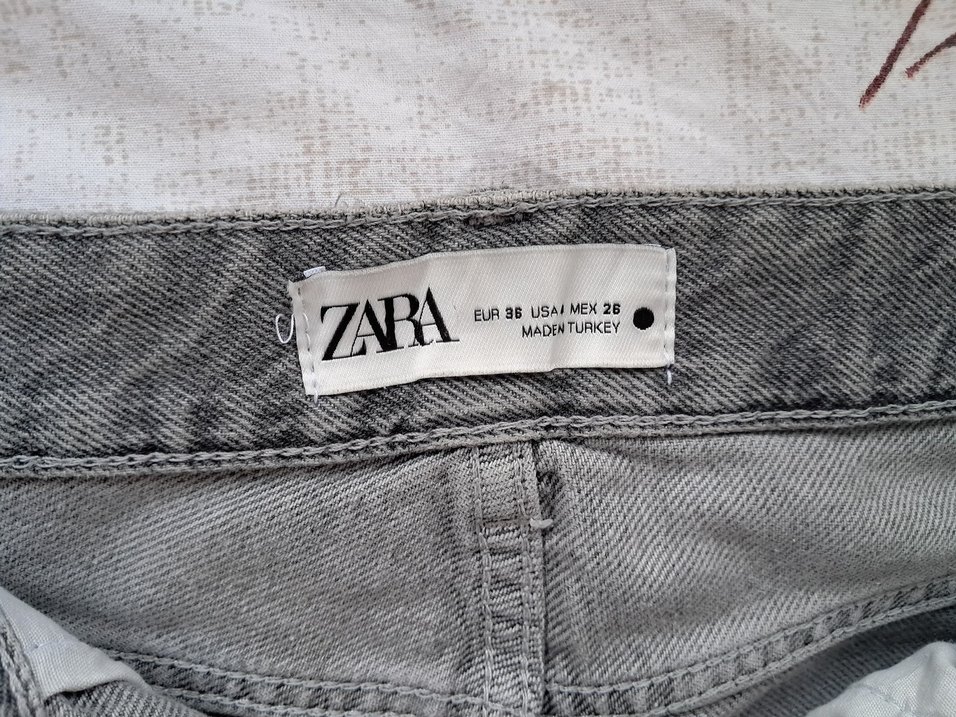 Zara Gri Parıltılı Pantalon - Görsel 4