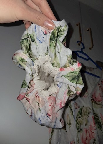 Aisa Pembe Çiçekli Mini Elbise - Görsel 5