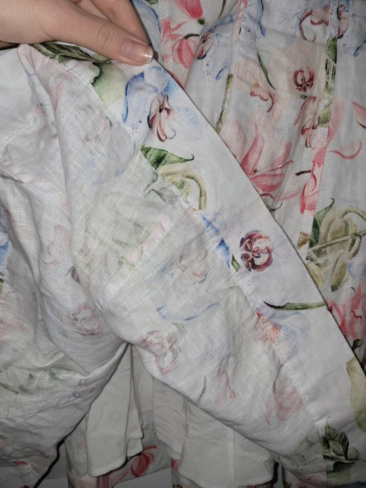 Aisa Pembe Çiçekli Mini Elbise - Görsel 3