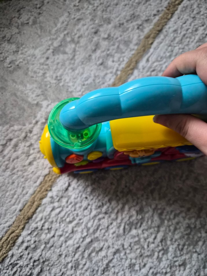 Renkli Hayvan Figürlü İti-Çekli Tren Oyuncağı - Görsel 2