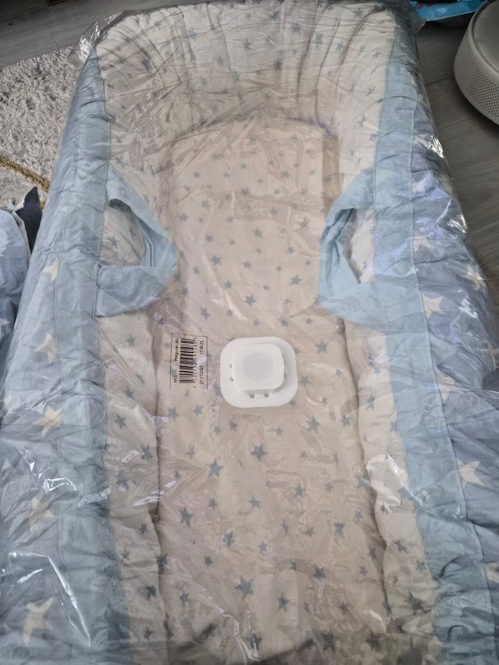 Mavi Yıldız Desenli Bebek Uyku Seti - Görsel 2