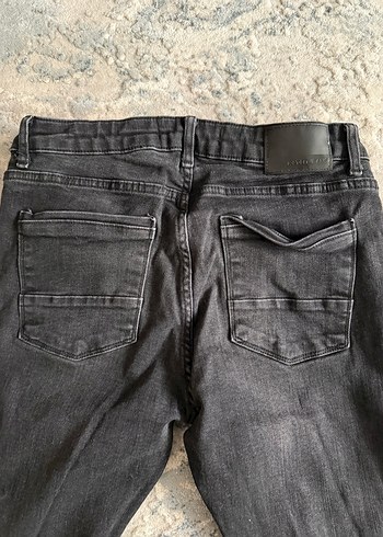 Gri Kadın Denim Dar Kesim Midi Jean - Görsel 2