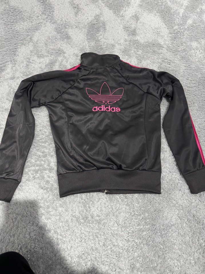 siyah pembe adidas ceket - Görsel 2