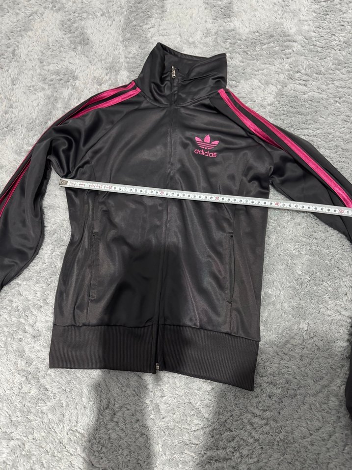 siyah pembe adidas ceket - Görsel 4