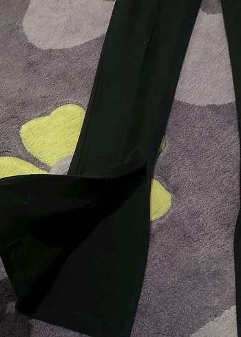 Siyah Kadın Spor Kumaş Pantolon - Görsel 4