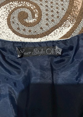 Düğmeli Kolsuz Mavi Denim Yelek - Görsel 4