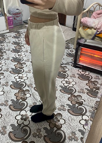 Kadın Gri Rahat Kesim Eşofman Altı - Görsel 4