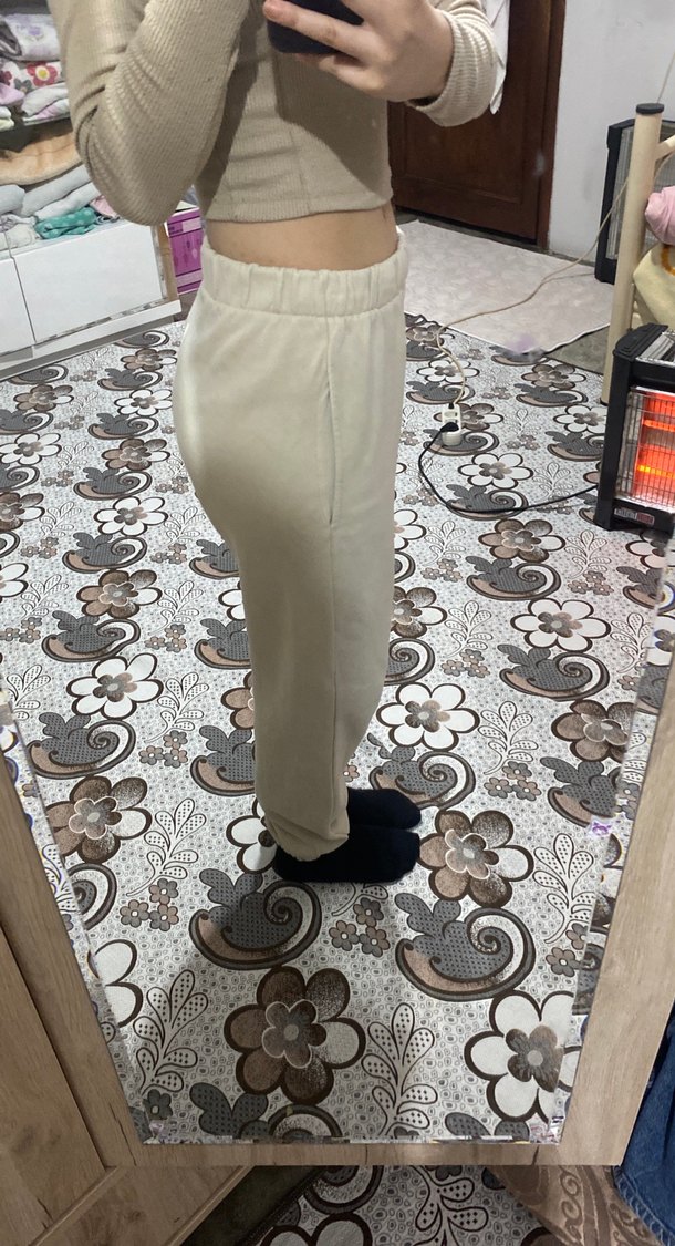 Kadın Gri Rahat Kesim Eşofman Altı - Görsel 3