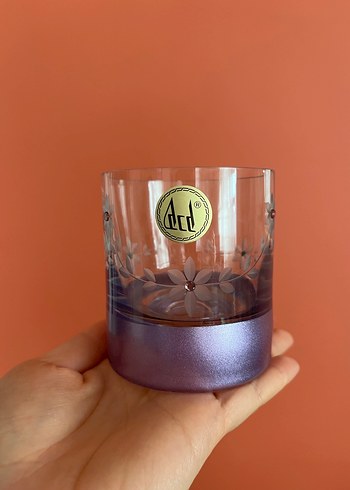 Mor Altlı Çiçek Desenli 5'li Bardak Seti - Görsel 2