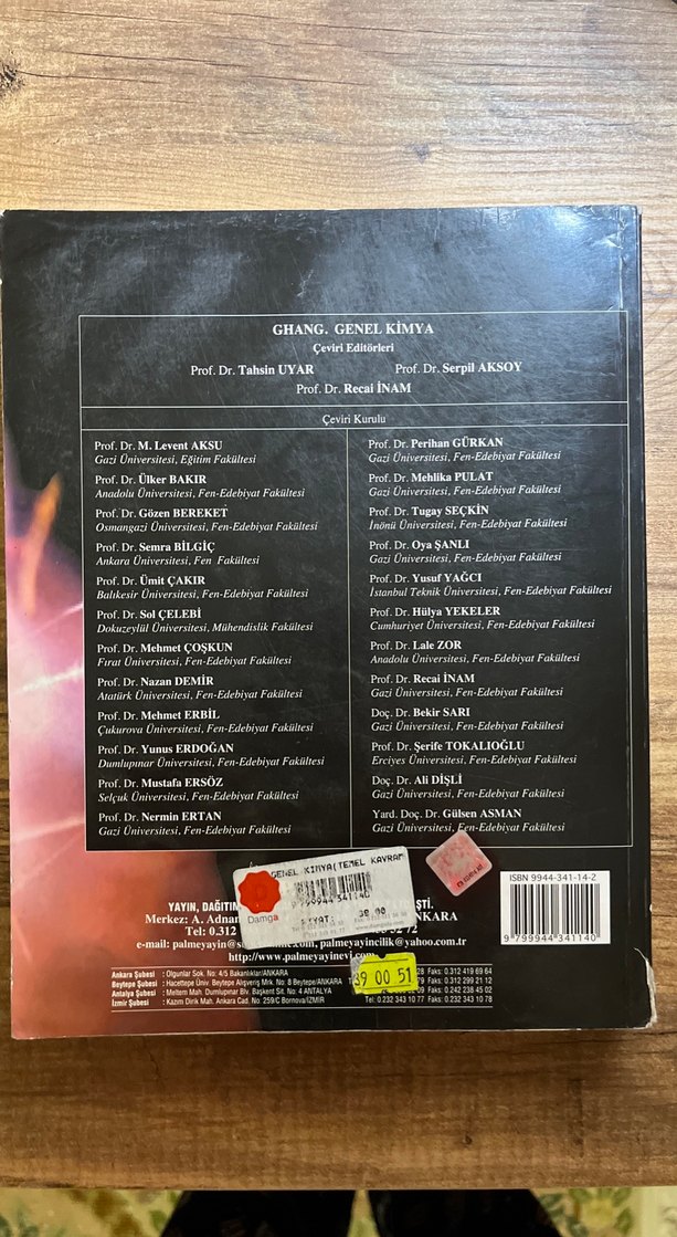 Genel Kimya Temel Kavramlar Kitabı - Görsel 2