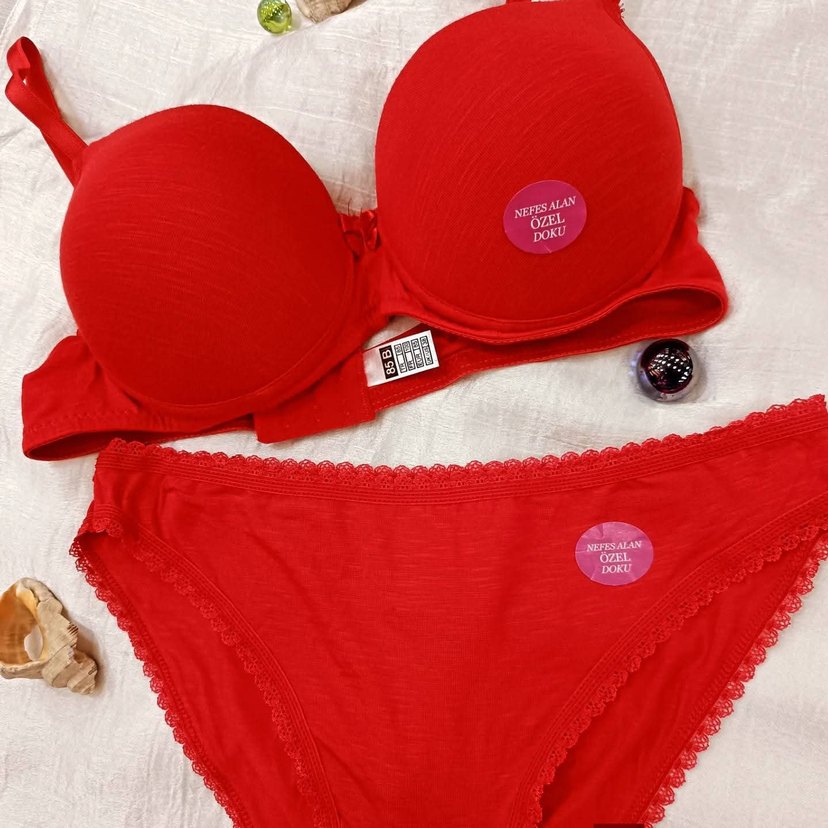 Mor Dantel Detaylı Kadın Sütyen - Görsel 2