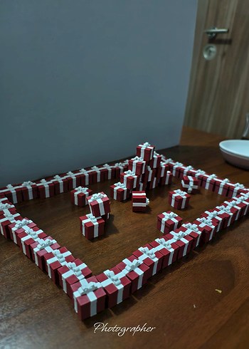 Kırmızı Mini Hediye Kutusu - Görsel 2