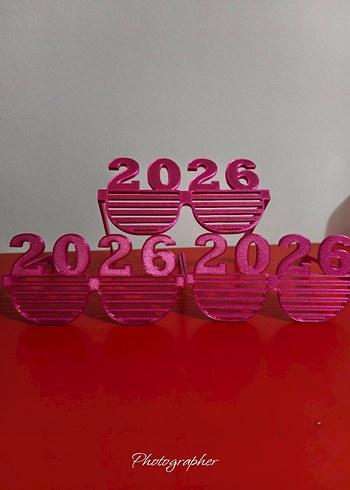 2026 yazılı yılbaşı gözlüğü - Görsel 6